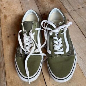 Vans Olive Green Old Skool Sneakers